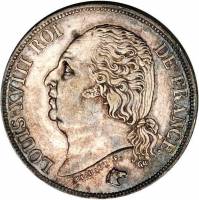 (№1816km710) Монета Франция 1816 год 2 Francs (А, Б, Д, З, И, К, Л, М, МА, М, Т, Ш)