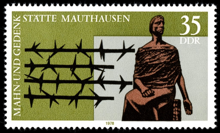 (1978-075) Марка Германия (ГДР) &quot;Маутхаузен&quot;    Мемориалы II Θ