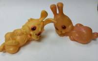 Набор резиновых игрушек "Зайчики" 2шт  (сост. на фото)