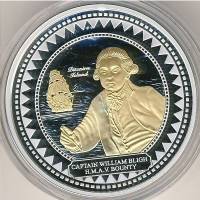 () Монета Остров Питкерн 2009 год 2  ""   Биметалл (Серебро - Ниобиум)  UNC