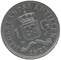 () Монета Ниделандские Антильские острова 1970 год 1  ""   Никель  UNC