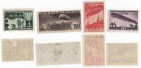 1931-06 08-10 Серия Набор марок 4 шт СССР Перф лин 12¼  Дирижаблестроение II O