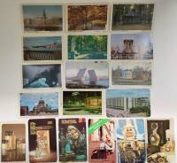 Календарики карманные 1980-1990-е годы Ленинград 18 штук