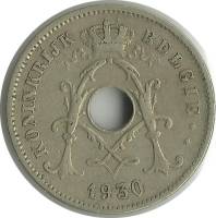 (№1930km96) Монета Бельгия 1930 год 10 Centimes (Фламандские легенды - со звездой)