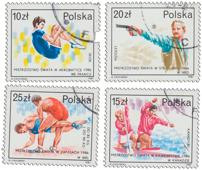 (1987-) Марка Польша &quot;&quot;      III не использовать Θ