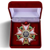 Копия: Орден  Нагрудный Легион почета США 1-й степени  в бархатном футляре