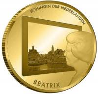 (№2011km312) Монета Нидерланды 2011 год 10 Euro (Живопись - Золотая версия)