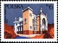 (1977-054) Марка Польша "Замок, Корник"    Памятники архитектуры. I Θ