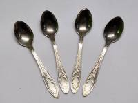 Ложки для специй кофейные мельхиор Кольчугино СССР длина 10,5 см