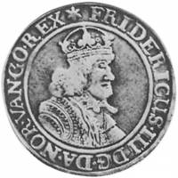 (№1651km40) Монета Норвегия 1651 год 1 Speciedaler