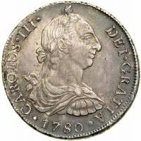 (№1772km78) Монета Перу 1772 год 8 Reales