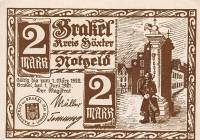 (№1921) Банкнота Германия 1921 год "2 Mark"
