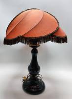 Лампа настольная с плафоном керамика  СССР