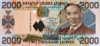 Банкнота Сьерра-Леоне 04.08.2006 год 2 000     UNC