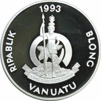 () Монета Вануату 1993 год 50 вату ""   PROOF