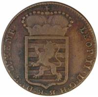 (№1790km15) Монета Люксембург 1790 год 1 Sol