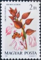 (1987-047) Марка Венгрия "Ятрышник пурпурный"    Орхидеи II Θ