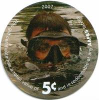(№2007P-M407) Банкнота США 2007 год "5 Cents"