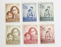 (--) Набор марок Индонезия "6 шт."  Негашеные  , III O