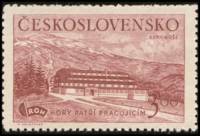(1951-017) Марка Чехословакия "Дом отдыха 'Шпиндлерова Буда'"    Дом отдыха (Стандартный выпуск) III