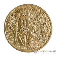 087 Монета Польша 2004 год 2 злотых Станислав Выспяньский  Латунь  UNC