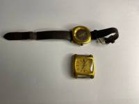 Часы наручные Заря Au10 22 камня, 2 шт