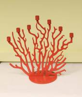 Подсвечник "Коралл" Driade Tenochtitlan, 7 свечей, Италия, крашеный литой алюминий