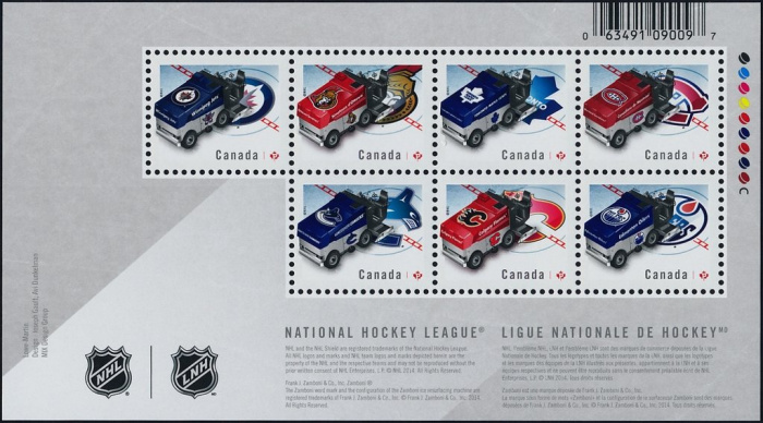 (№2014-204) Блок марок Канада 2014 год &quot;Бл 7&quot;, Гашеный