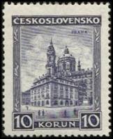 (1931-004) Марка Чехословакия "Прага"    Ланшафты III Θ