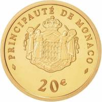 (№2008km198) Монета Монако 2008 год 20 Euro (Принц Альберт II)