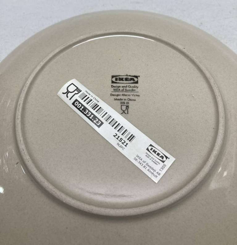 Тарелки ИКЕА, Керамика, 3 шт