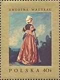 (1967-069) Марка Польша "Девушка "   Картины европейских мастеров II Θ