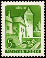 (1960-009) Марка Венгрия "Кёсег"    Замки (Стандартный выпуск) II Θ