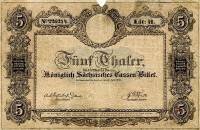 (№1840P-S622) Банкнота Германия 1840 год "5 Thaler"