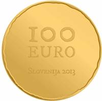 (№2013km114) Монета Словения 2013 год 100 Euro (К 200-летию. большой Толмин крестьянского Восстания)
