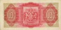(№1937P-10a) Банкнота Бермудские острова 1937 год "10 Shillings"
