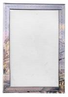 Обложка для проездного (Полимер) Принт "Санкт-Петербург. Грифон Банковского моста", Серо-коричневые 