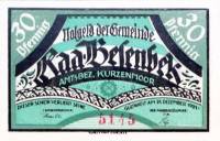 (№1921) Банкнота Германия 1921 год "30 Pfennig"