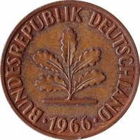 (№1950km106) Монета ФРГ 1950 год 2 Pfennig (Д, Ф, Г, ДЖ)