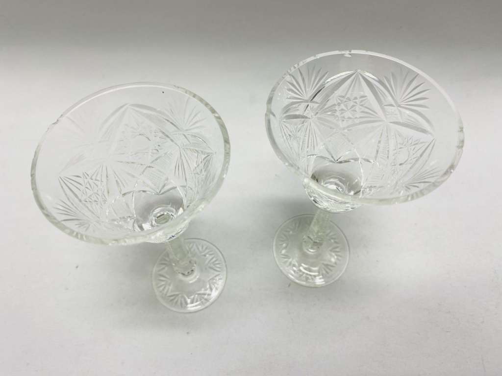 Бокалы хрусталь СССР 2 шт