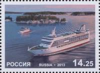 2013-062 Марка Россия Паром  Пассажирские паромы III O
