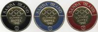 (1968-год) Серия Набор марок (3 шт) Великобритания (Санда)    XIX Летняя Олимпиада Мексика 1968 III 