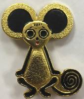 Значок Знак СССР "Мышка" На булавке 