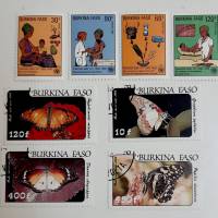 (--) Набор марок Буркина-Фасо "8 шт."  Гашёные  , III Θ