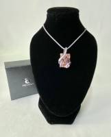 Подвеска на цеочке серебро 925 пр 11 гр цирконий Preciosa Чехия в подарочной коробке