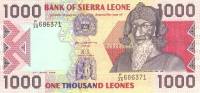 Банкнота Сьерра-Леоне 27.04.1996 год 1 000 леоне Баи Буре   UNC