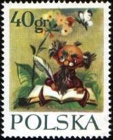 (1962-076) Марка Польша "Придворный историк"   Сказка М. Конопницкой III Θ