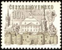 (1965-009) Марка Чехословакия "Поличка"    Исторические города III Θ