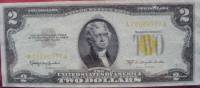 (1953C) Банкнота США 1953 год 2 доллара "Томас Джефферсон"   UNC