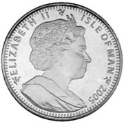 () Монета Остров Мэн 2005 год 1 крона ""   AU